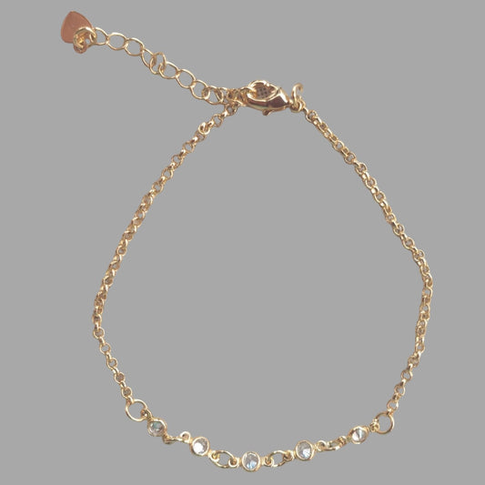 PULSEIRA C/ 5 MINI ZIRCONIAS